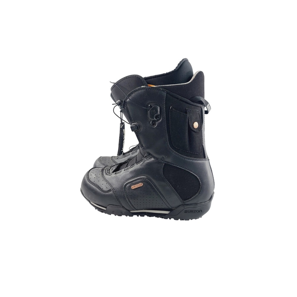 Burton Round Toe Synthetic Leather / Fabric Snowboard Boots, Men's Size 11 Black